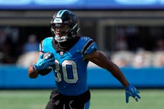 Hubbard de Panthers se pierde segundo entrenamiento y está duda para el domingo