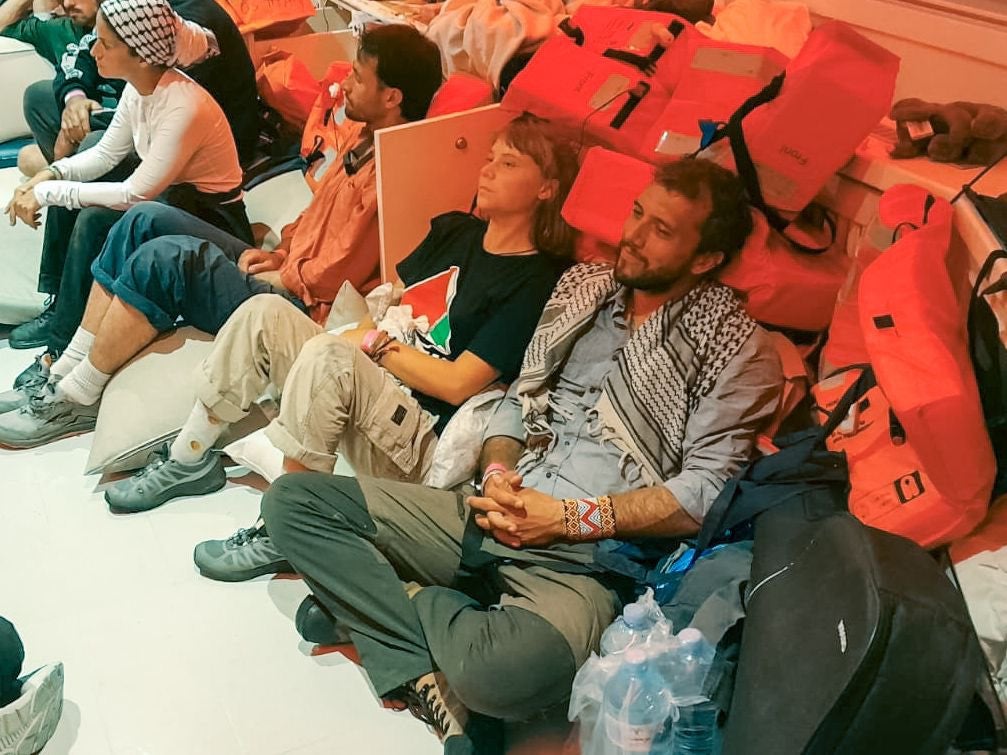 La flotilla de Greta Thunberg ya había sido interceptada en junio