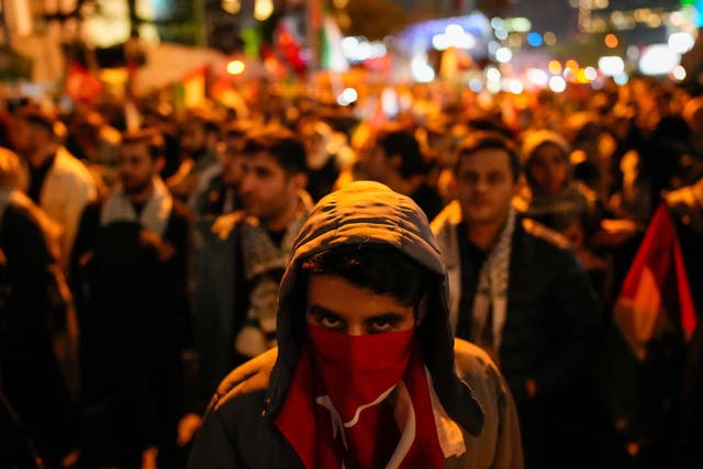 <p>APTOPIX Turquía Gaza Flotilla Protesta</p>