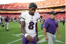Los Ravens descartan a Lamar Jackson para el partido del domingo contra los Texans