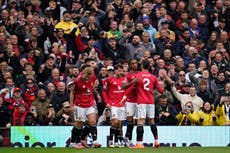 Manchester United finalmente gana y el Arsenal se coloca en la cima de la Liga Premier