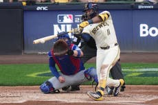 Cerveceros toman ventaja tempranera y vencen 9-3 a Cachorros en juego 1 de la Serie Divisional