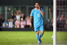 Messi, Allende y Alba colaboran con Inter Miami, en goleada 4-1 sobre Revolution