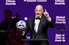 Infantino pide calma a los manifestantes en partidos de Israel durante diálogos de paz