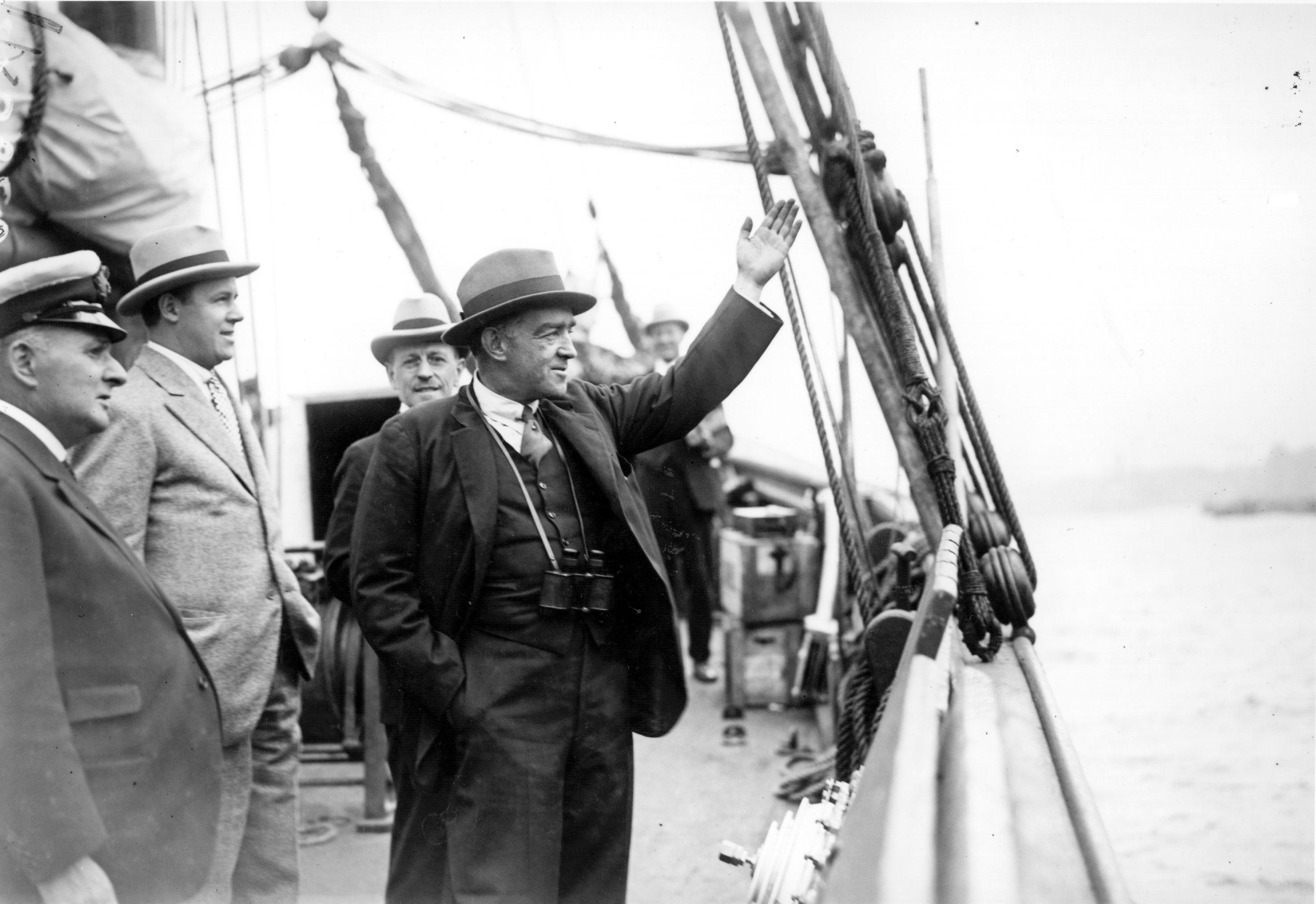 Ernest Shackleton antes de su última expedición. El explorador moriría de un ataque al corazón apenas cinco años después del naufragio del Endurance