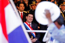 Expresidente paraguayo Horacio Cartes celebra suspensión de sanciones por parte de EEUU