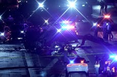 Un helicóptero se estrella en una autopista en Sacramento y corta los carriles hacia el este