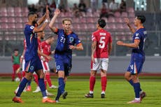 Austria anota diez goles en clasificatorio al Mundial e Inglaterra vence a Gales en amistoso