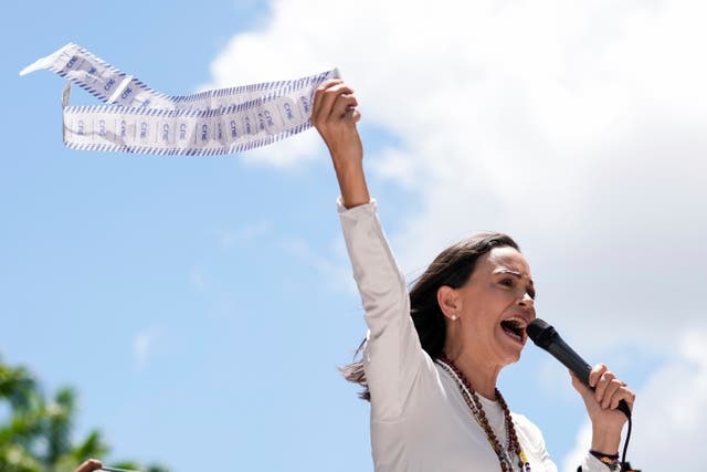 <p>La Nobel de la Paz María Corina Machado ha sido una firme defensora de Donald Trump</p>