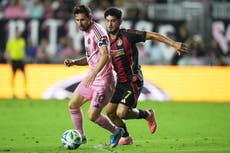 Messi contribuye con 2 goles y una asistencia a goleada del Inter Miami, 4-0 sobre Atlanta United