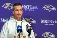Harbaugh descarta cambios de coaches mientras los Ravens llegan tambaleantes a su semana de descanso