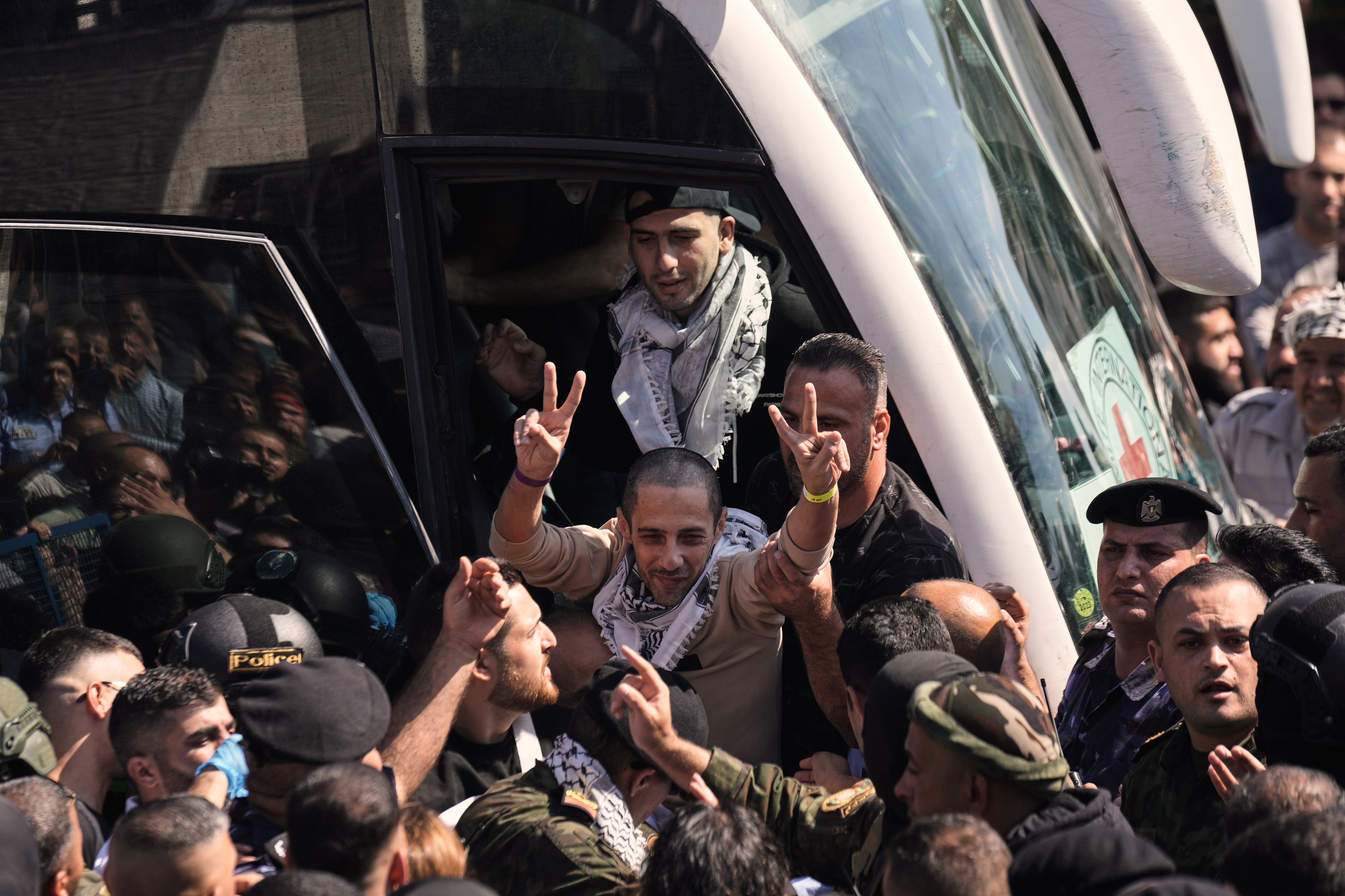 ORIENTE MEDIO GUERRAS PRISIONEROS PALESTINOS