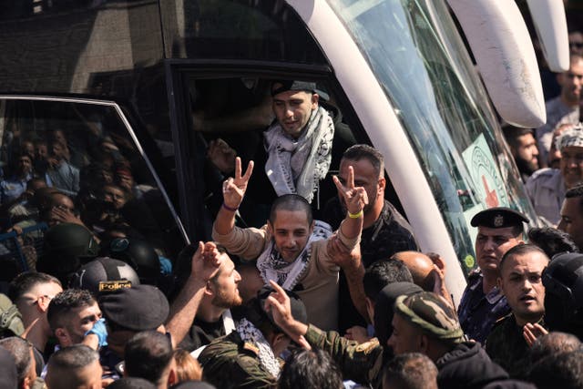 ORIENTE MEDIO GUERRAS PRISIONEROS PALESTINOS