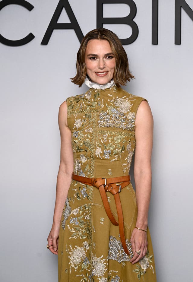 <p>Keira Knightley en una proyección especial de 'La mujer del camarote 10' en Londres, Reino Unido</p>
