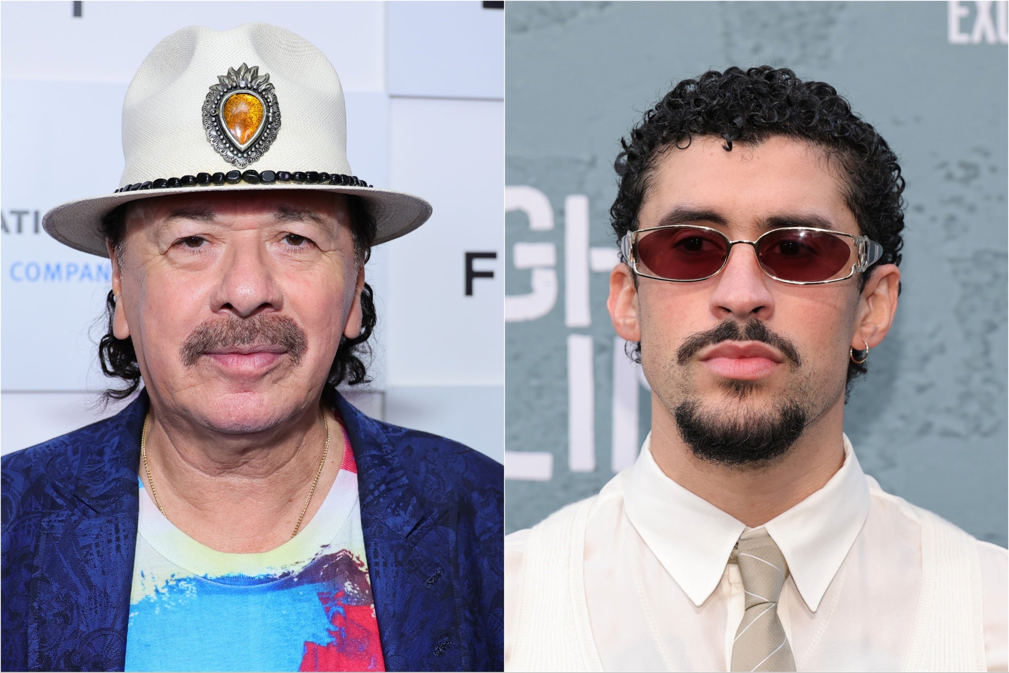 Carlos Santana negó haber rechazado la participación de Bad Bunny en el espectáculo de medio tiempo del Super Bowl.