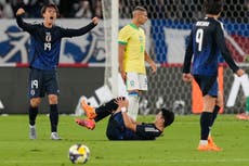 Japón vence a Brasil por primera vez en amistoso en Tokio