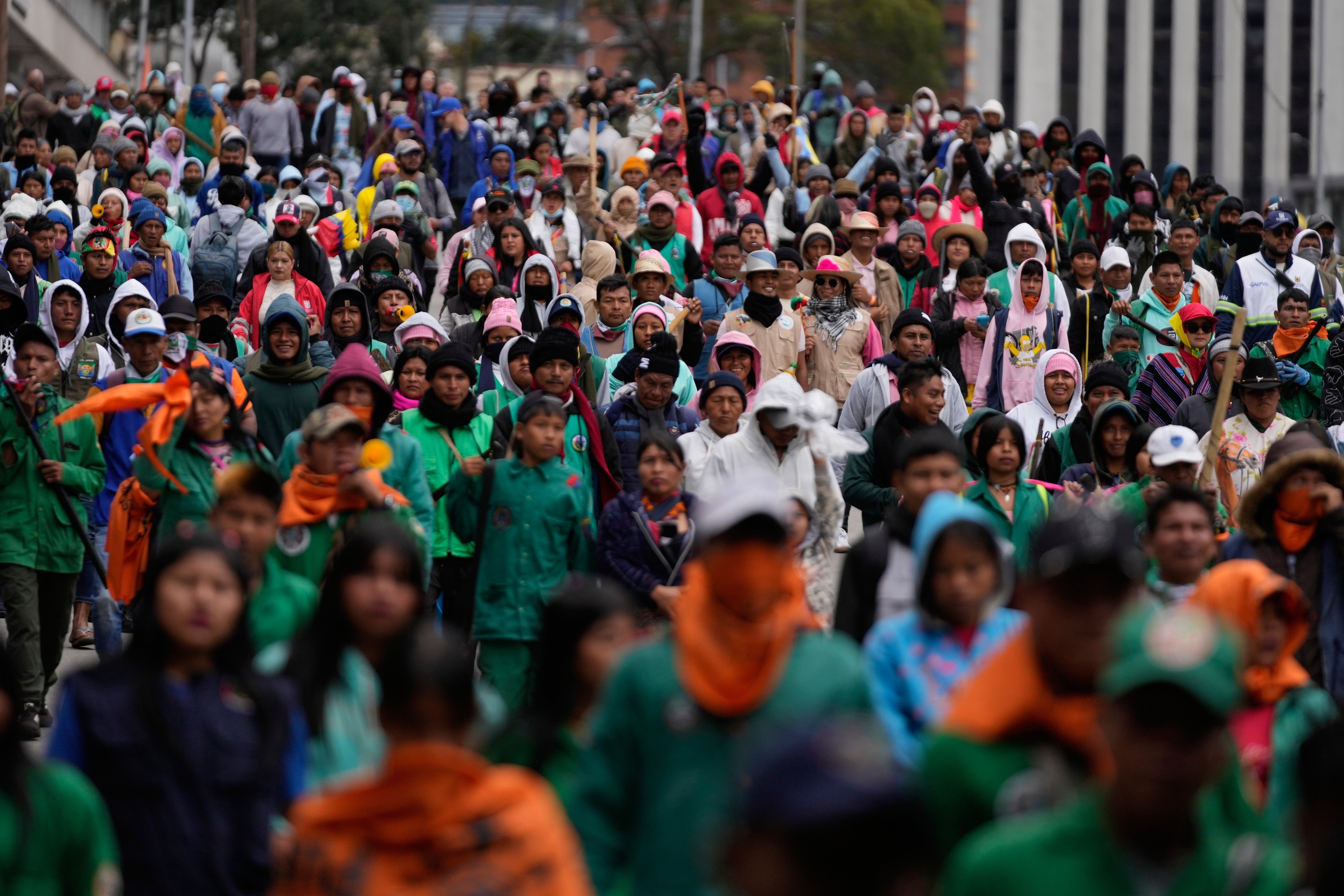 Organizaciones reclaman en Bogotá acciones contra la violencia y cambios sociales