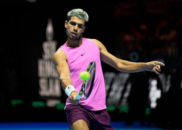 <p>Alcaraz se enfrentará a Sinner en la final del sábado</p>
