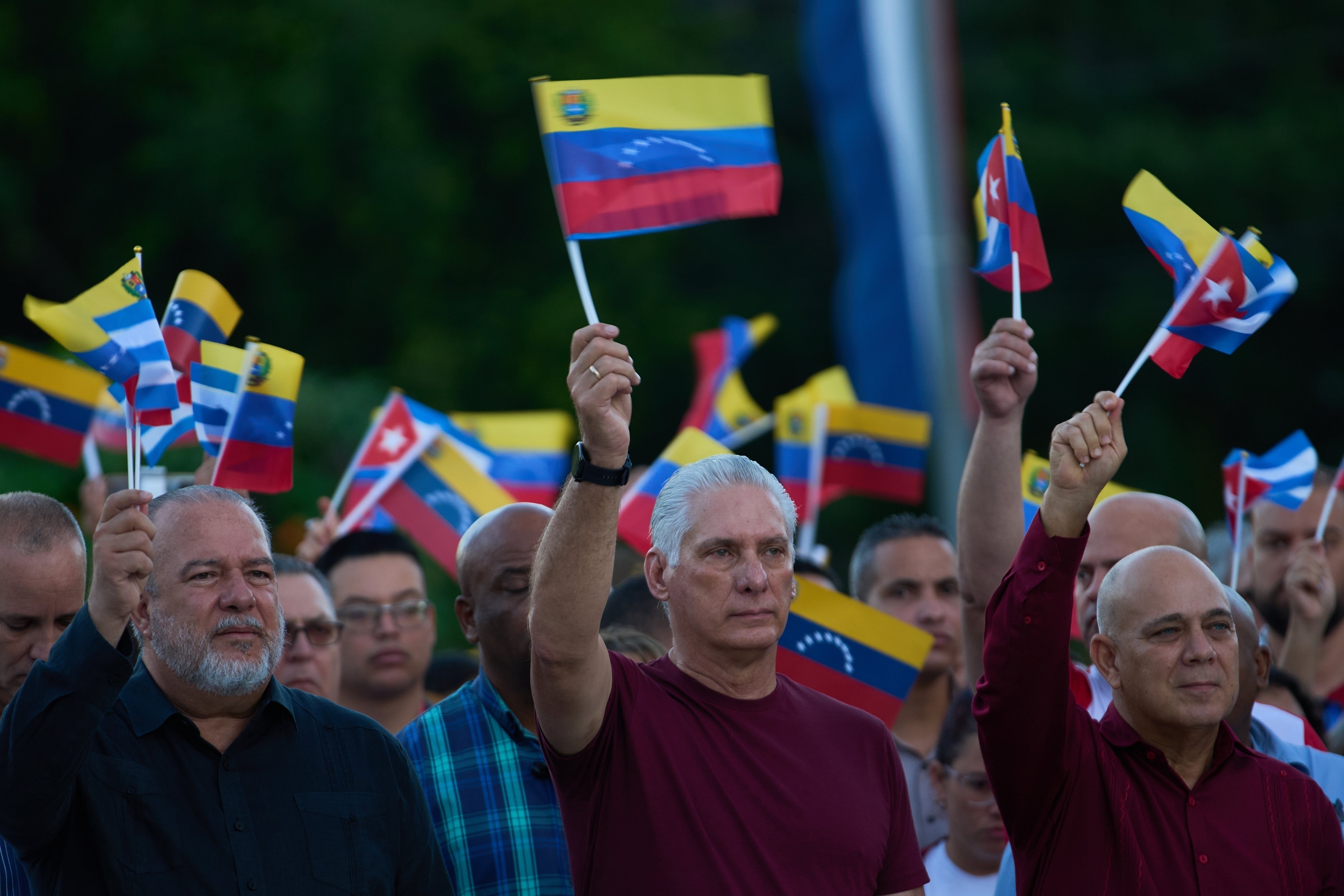 Cubanos manifiestan su apoyo a Venezuela y repudian hostilidades de EEUU