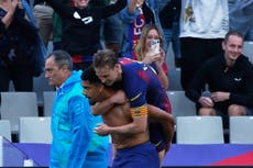 Barcelona vence a Girona en el tiempo añadido, pero expulsan al técnico Hansi Flick