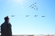 Newsom critica exhibición militar del gobierno federal en California; dice que es riesgosa