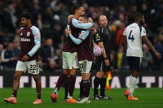 Brillante Buendia impulsa remontada del Aston Villa ante el Tottenham