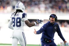 Lamb logra TD de 74 yardas y Bland anota en victoria de Cowboys 44-22 sobre Commanders