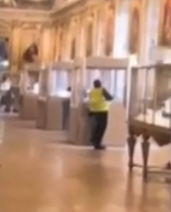 Un testigo captó el momento con su celular