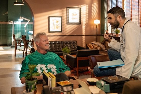 Dane apareció recientemente en la serie 'Brilliant Minds' como un personaje con ELA