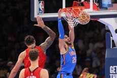 Thunder celebran ceremonia de anillos en victoria en doble prórroga ante Rockets y Durant