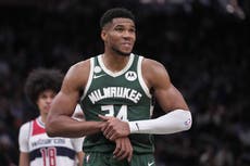 Giannis Antetokounmpo anota 37 puntos en victoria de Bucks 133-120 sobre Wizards al iniciar campaña