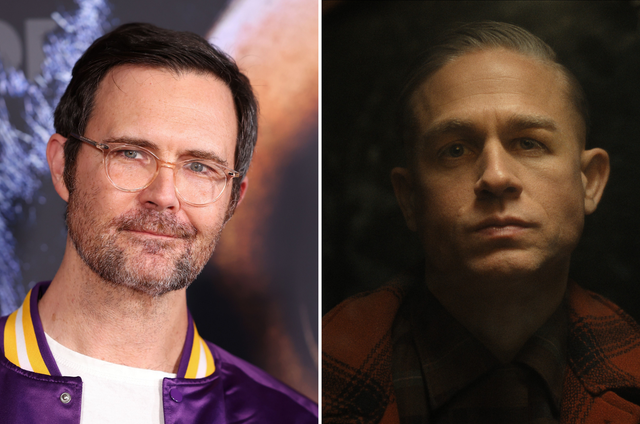 <p>Charlie Hunnam (derecha) interpreta a Ed Gein en la tercera temporada de la serie antológica 'Monstruo' de Ryan Murphy. Gein inspiró el famoso personaje de Norman Bates en 'Psicosis', interpretado por el difunto padre de Osgood Perkins (izquierda), Anthony Perkins </p>