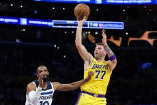 Luka Doncic brilla con actuaciones históricas de 40 puntos para iniciar la temporada con los Lakers