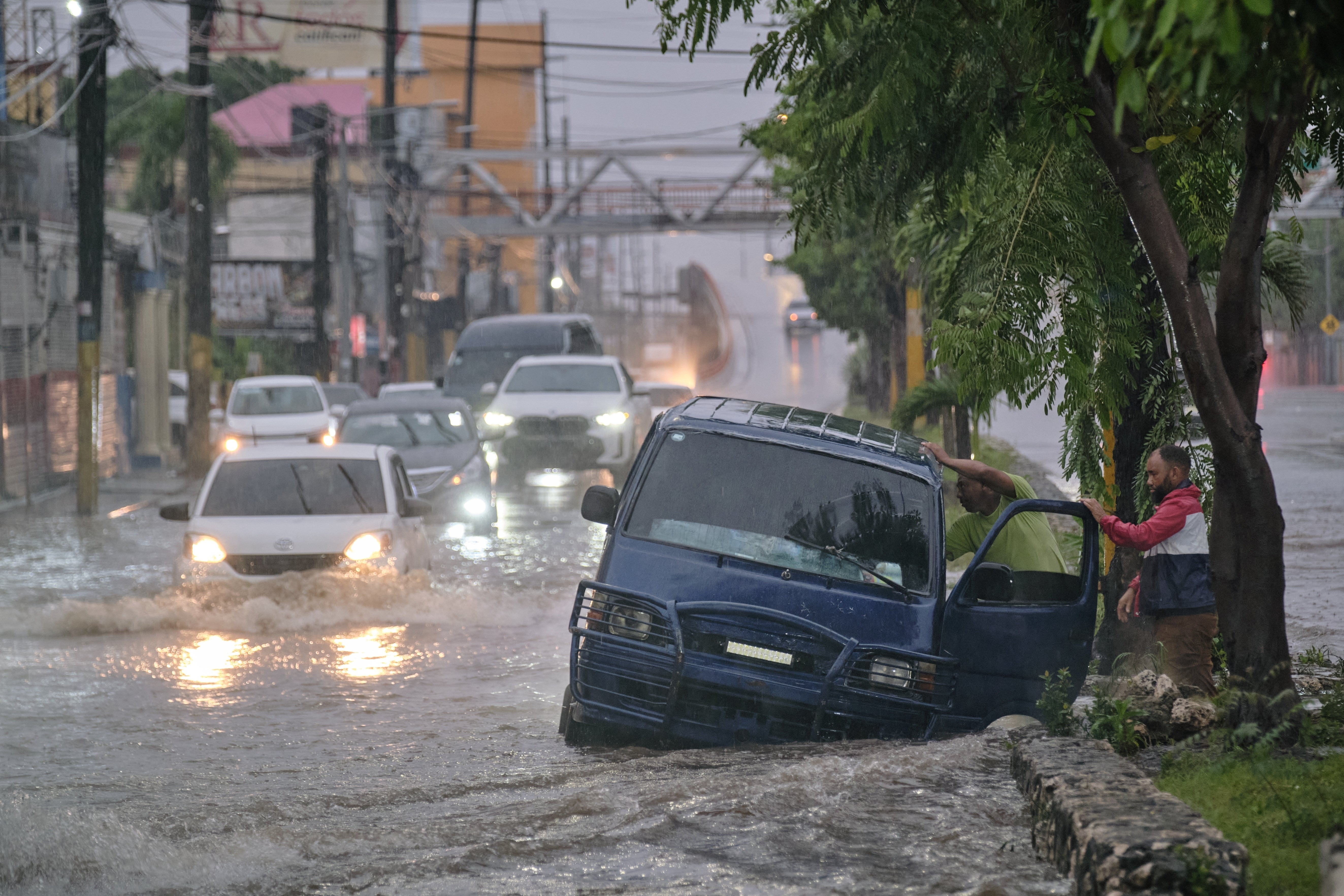 La República Dominicana sintió los efectos de la tormenta durante el fin de semana