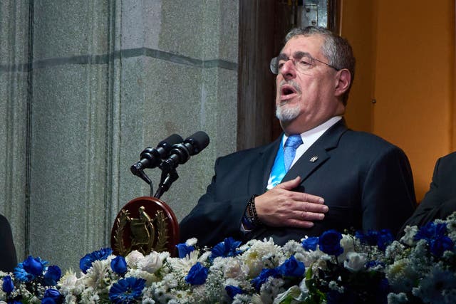 GUATEMALA-PRESIDENTE-DENUNCIA