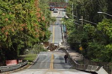 Tormenta de lento desplazamiento azota Florida con lluvias equivalentes a las de un huracán