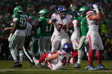 El corredor novato de Giants Cam Skattebo se somete a cirugía tras dislocarse el tobillo ante Eagles