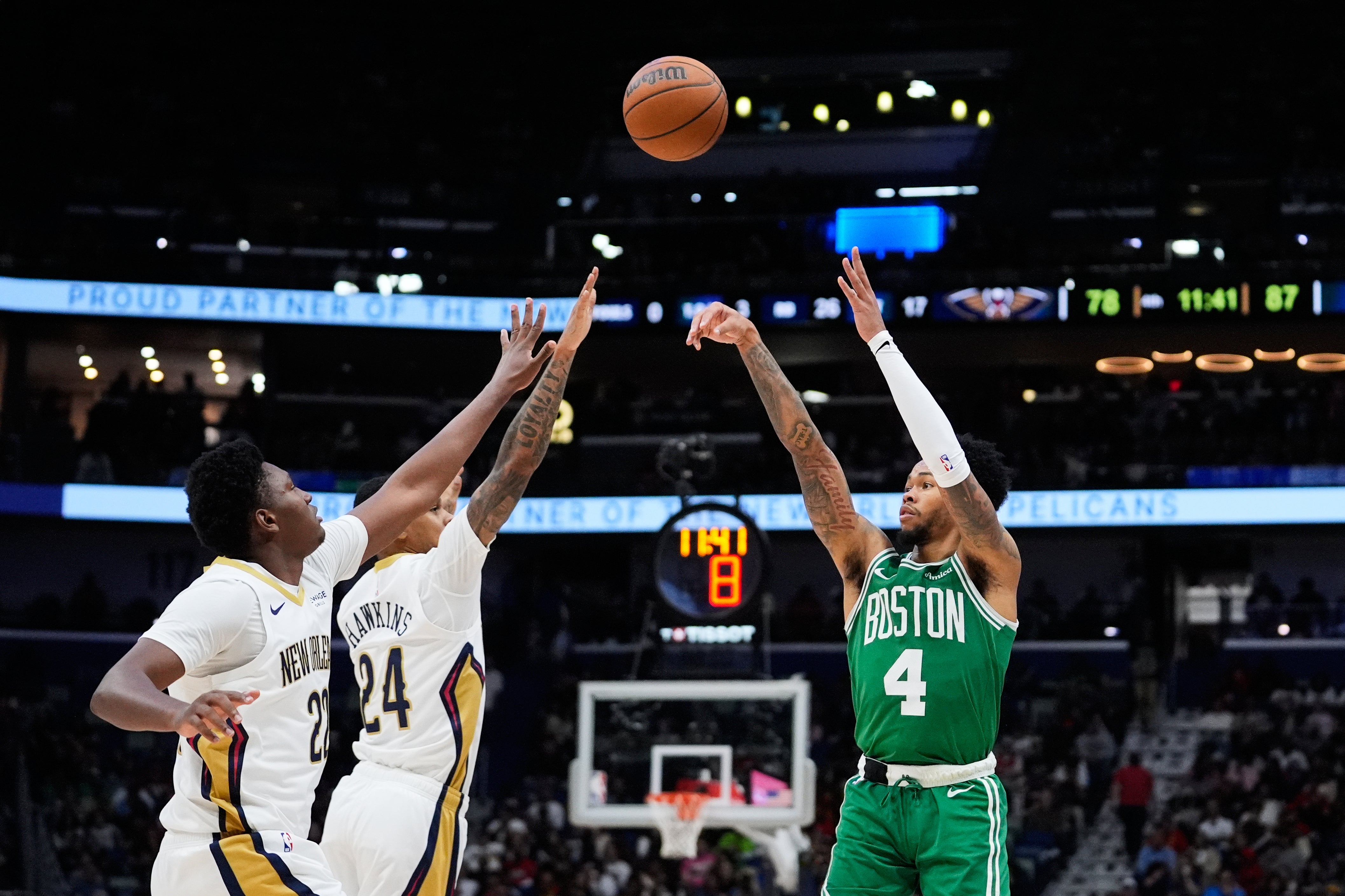 Celtics consiguen su primera victoria de la temporada al vencer 122-90 a los Pelicans