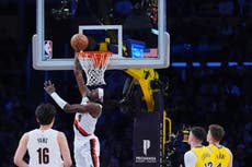 Trail Blazers vencen a Lakers 122-108 a pesar de los 41 puntos de Reaves