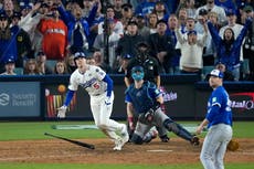 Jonrón de Freeman en la 18va da triunfo 6-5 a Dodgers sobre Azulejos en clásico de la Serie Mundial