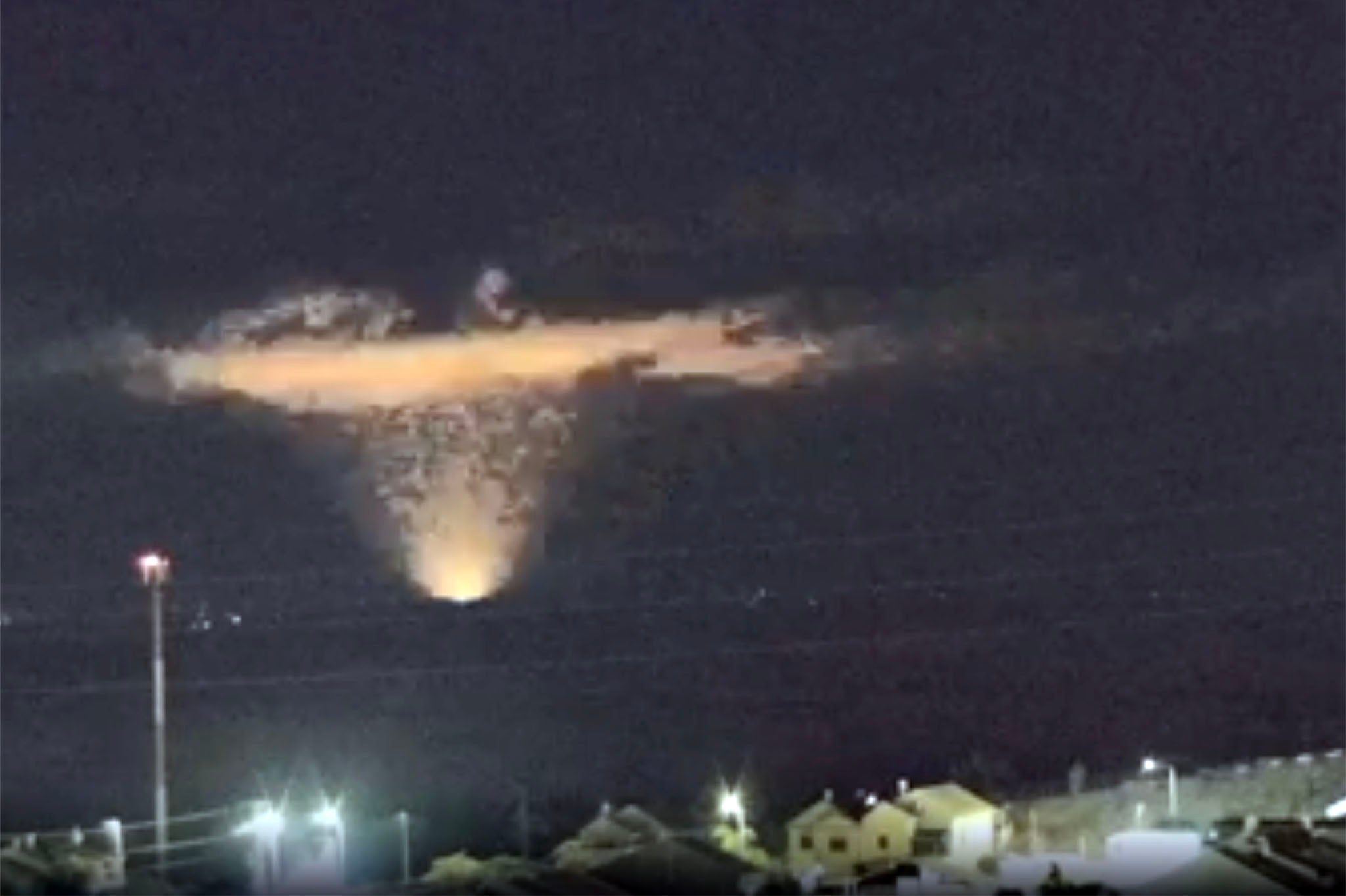 Explosiones sobre el cielo de Gaza tras la orden de Netanyahu