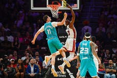 Jaime Jaquez Jr. anota 28 puntos y lidera victoria 144-117 del Heat ante Hornets
