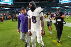 NFL multa a los Ravens con 100.000 dólares por informe erróneo sobre lesión de Lamar Jackson