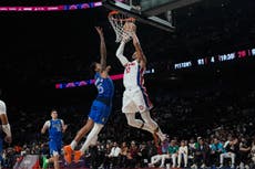 Pistons soportan el agotamiento y logran victoria ante Mavs en Ciudad de México