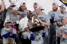 Yamamoto brilla en octubre con heroica actuación 7mo juego y es el Más Valioso de Serie Mundial