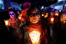 Fotos AP: De México a Alemania, las celebraciones del Día de Muertos