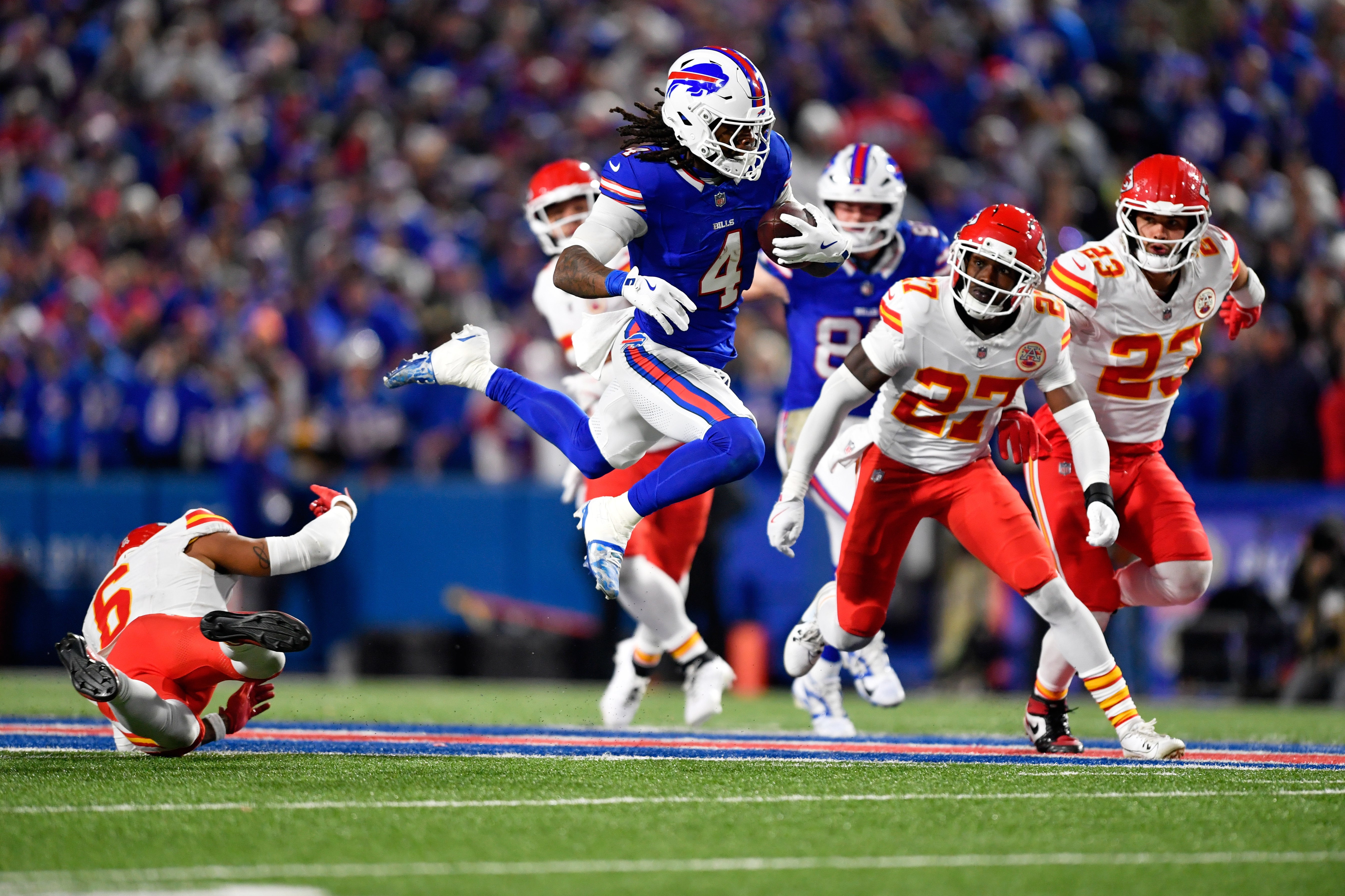 Josh Allen y los Bills llegan a mitad de temporada 6-2 con victoria clave sobre los Chiefs
