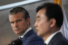 Hegseth elogia los planes de Corea del Sur para aumentar su gasto militar y reforzar su defensa