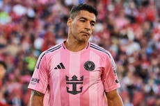 MLS suspende a Luis Suárez para partido decisivo del Inter Miami ante Nashville