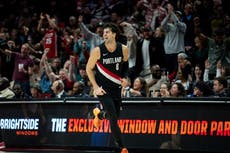 Avdija y Blazers remontan 22 puntos y propinan al Thunder su 1ra derrota